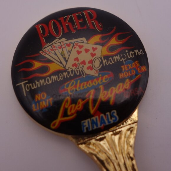 POKER Tournament Champion NO LIMIT Classic Texas Hold Em  Las Vegas Finals Spoon - Picture 1 of 13